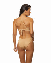 Guria Beachwear One Shoulder Top - Bronze Shimmer