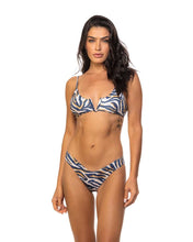 Guria Beachwear V Wire Bralette- Zebra