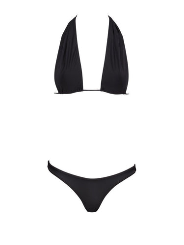 Monica Hansen Beachwear That 90's Vibe Full Bottom - Black