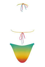 Monica Hansen Beachwear "Paradise City" Simple Bikini Top - Rainbow