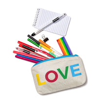 Hi Love - Set of 2 Pack - White with rainbow "LOVE"